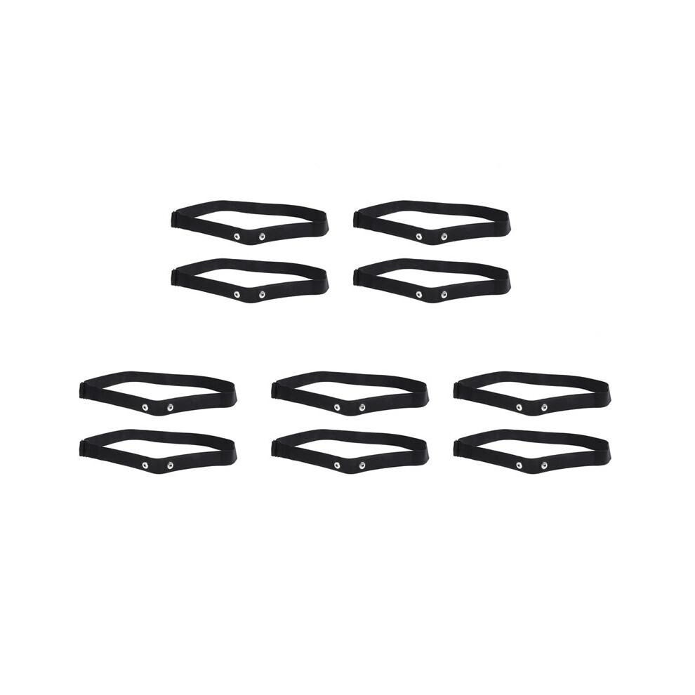 10Pcs Elastic Heart Rate Chest Strap Bands for Geonaute Wahoo Garmin Magene Bryton Coospo Heart Rate Sensor Chest Belt