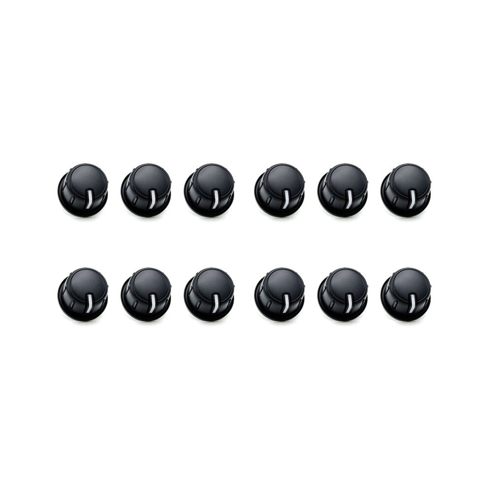 12Pcs Air Condition Switch Control Knob For Toyota Hilux Vigo Champ, Fortuner, Innova 2012 - 2015 6132964733244