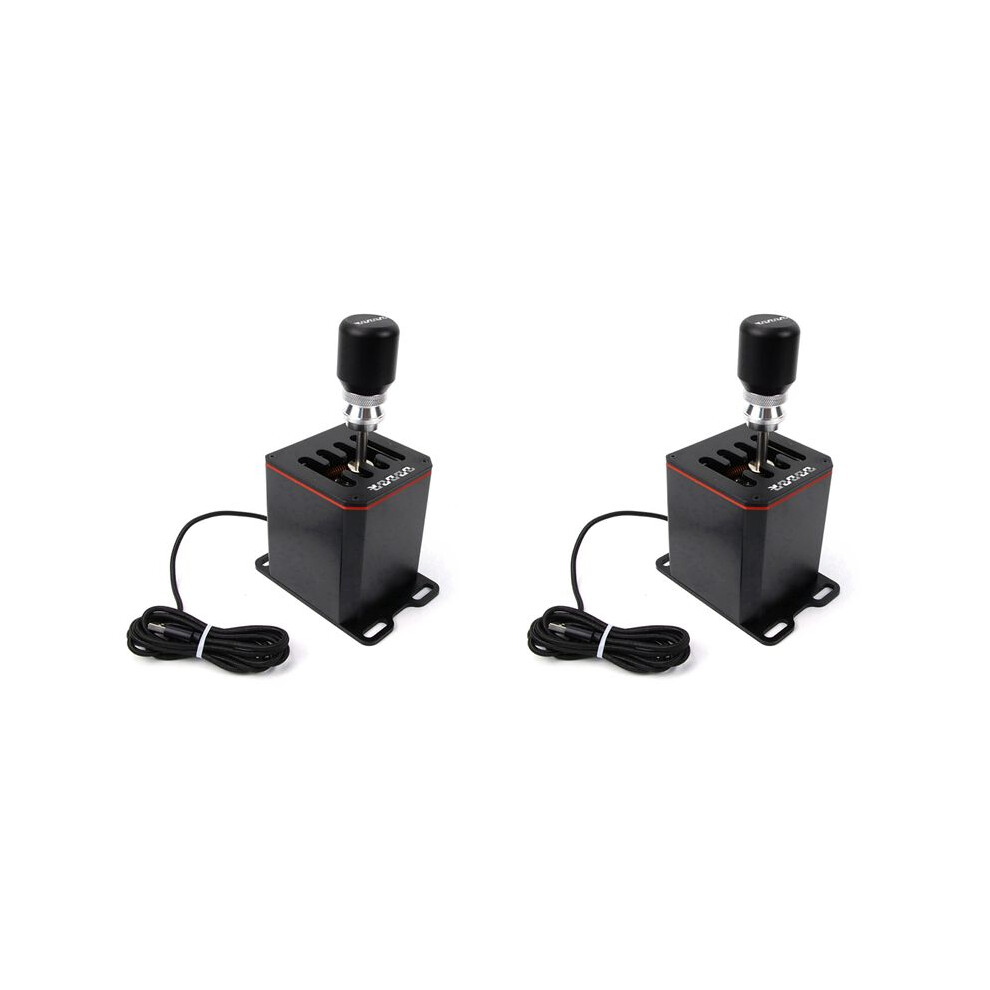 2X H Gear Shifter For Logitech G29 G25 G27 G920 For Thrustmaster T300rs/Gt Pc Usb For Simulation Racing Game Black 4713460677663
