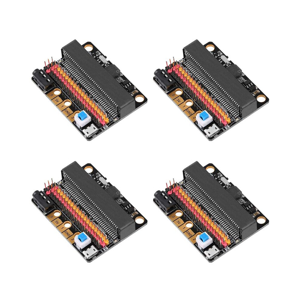 4X Micro-Bit Expansion Board Iobit V2.0 Breakout Adapter Shield With Buzzer For Bbc Micro:bit Kids's Python 4712486642471