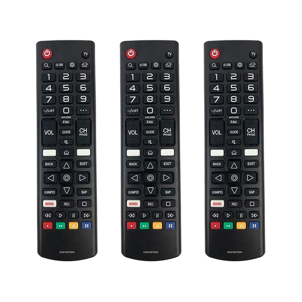 3X Akb75675304 Replacement Remote Control For Lg Tv Akb75675311 32Lm5620bpua 4711011341643