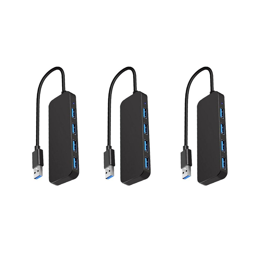 3X 4 Ports Usb Hub, Usb 3.0 Hub Usb Splitter Usb Expander For Laptop, Flash Drive, Hdd, Console, Printer, Camera 4713894160250
