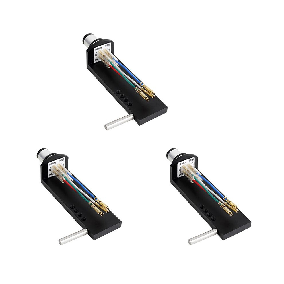 3X Vinyl Record Phono Stylus Cartridge Rack Turntable Headshell Black 4712320716313