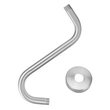 Eleganter S-förmiger Duscharm, Badezimmeraccessoire aus Edelstahl, Duschkopfverlängerung für hohe Räume, universeller 1/2"-Anschluss, einfache
