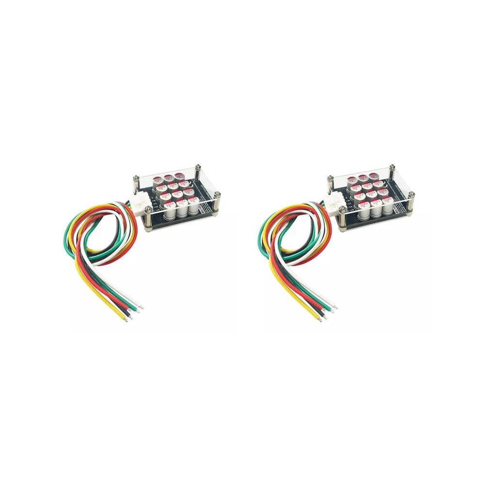 2X 4S 5A Cluster Equalizer Active Bms Board Lithium Battery Lifepo4 Battery Equalizer Capacitor(With Case+Terminal Wire) 4711098972396