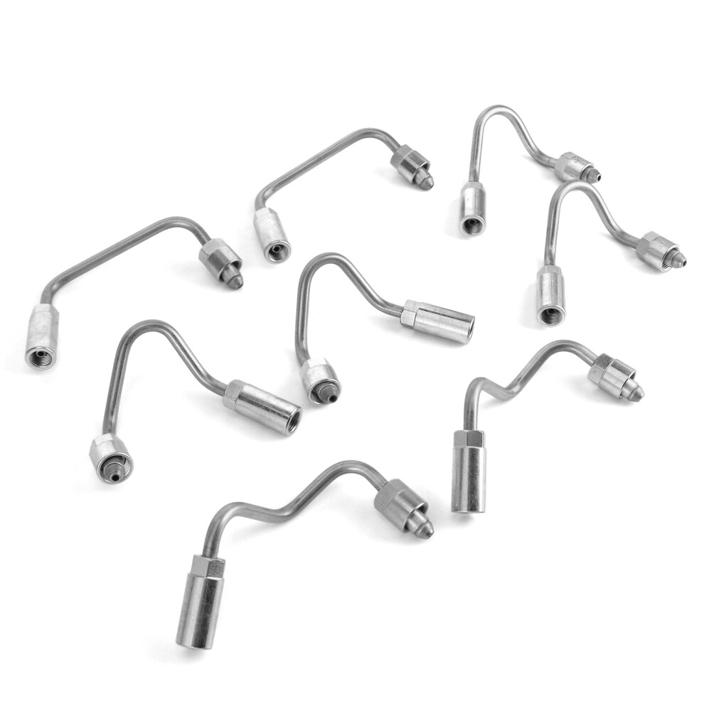 Stainless Steel Fuel Injector Lines Kit Compatible W/ Chevy Gmc 6.6L Duramax Lmm Lbz Precision Manufacturing High Strength Corrosion Resistance 9139052969230