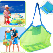 Sunset Dreams: Sand Away Mesh strandtaske, din holdbare partner til endeløs sjov