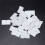120pcs Shelf Cabinet 90 Degree Plastic Corner Braces Angle Brackets White 5