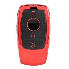 Cover per tasti in TPU morbido per Mercedes Smart Keys, resistente, con colori brillanti, protezione anteriore e posteriore, assorbimento degli urti,