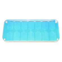 Boîte cosmétique vide transparente en acrylique, présentoir à maquillage, organisateur de cosmétiques, étui de rangement pour blush, fermeture