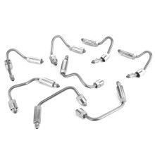 Juego de líneas de inyección de combustible de acero inoxidable, kit de líneas de inyectores de combustible, resistente a altas temperaturas,