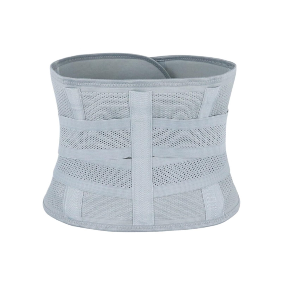 Breathable Back Support with Tailbone Support, Unisex Lumbar Support Belt with Posture Correction Back Brace (M) M G