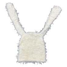 Chapeau de crâne en tricot, chapeau doux sans-blanc cassé1
