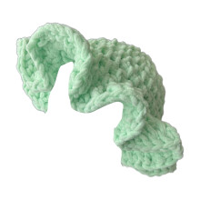 Chapeau de fête au crochet, couvre-tête surdimensionné fait-vert