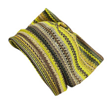 Chapeau d'oreille de chat confortable avec motif rayé,-Jaune