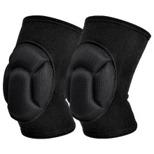 Knee Pads, Knee Pads, Thick Knee Pads Made of Sponge,  Elastic Volleyball Knee Pads, Volleyball (L)