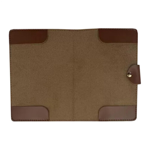 Golf Scorecard Holder  Leather Organizer  Portable Case, Brown