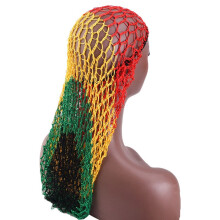 Filet Ă cheveux extensible multicolore, couvre-tĂŞte en tissu