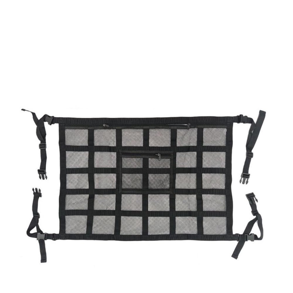 Storage Net For The Rear Trunk Of The Car, Elastic Storage, Car Ceiling Cargo Net Bag, Loadbearing Mesh, Storage Organizer For The Car Roof 9412369653284