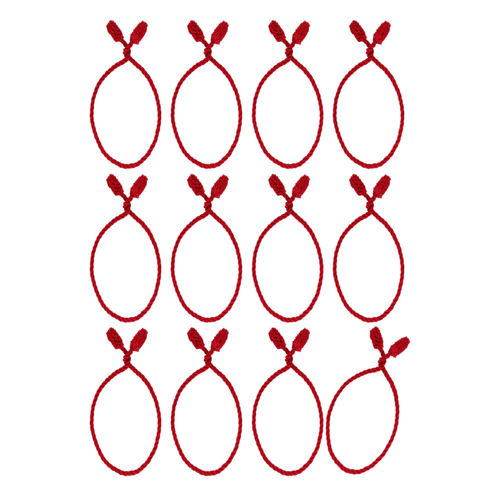Durable Efficient Twist Ties For Effortlessly Binding Of-Red 7696001342909