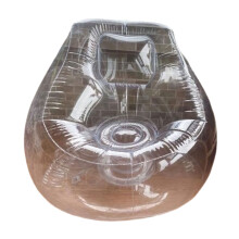 Transparent PVC Inflatable Sofa Durable-Transparent lazy per
