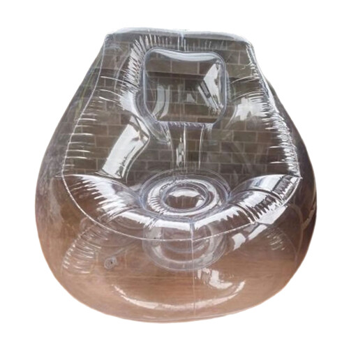 Transparent PVC Inflatable Sofa Durable-Transparent lazy per