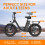 URLIFE E20 48V13AH Step-thru City 50mi EBike,black 5