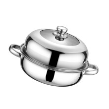 Double Layer Steamer Pot Energy Efficient Nonrust-Double layer