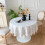 Sustainable Round Tablecloth Hard Wearing Polyester Cotton-bg 5