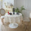 Sustainable Round Tablecloth Hard Wearing Polyester Cotton-bg 7
