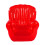 Space Saving Inflatable Sofa Clear High-Transparent red 1