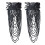 Decorative Fringe with Sequins and Beads for Craft-Black 1