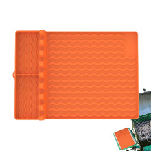 Silicone Drip Tray for Grill Accessories, Side Shelf Mat, HeatResistant Spatula Holder
