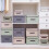 3 Pink Foldable Storage Boxes with Lids 26x19x16cm, Linen Fabric Bin 2