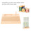 patchwork bobbin needles, beechwood, quilt ruler stand for sewing rulers 2
