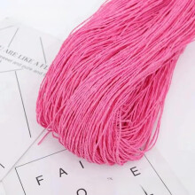 160g summer natural paper straw rope bast yarn for DIY crochet, knitted hats, handbags, wallets, baskets 06