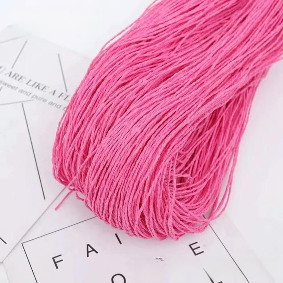160G Summer Natural Paper Straw Rope Bast Yarn For Diy Crochet, Knitted Hats, Handbags, Wallets, Baskets 06 9365049613897