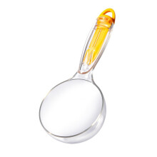High Capacity Pet Food Measuring Scoops With Integrated-Yellow