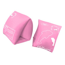 Pack of 2 Swimming Sleeves with Fins, Floating Arm Bands (Pink)