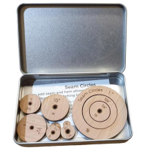Generates templates for circles, quilting templates for circles, quilt rulers and templates for circles in inchstyle.