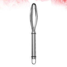 2 pieces fish scraper tool for seafood scale remover, durable and nonslip.