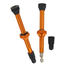 1 Pair Bicycle Valve Stems Metal Tubeless Valve Stems Durable for Tubeless Tires Hold for Constant Pressure