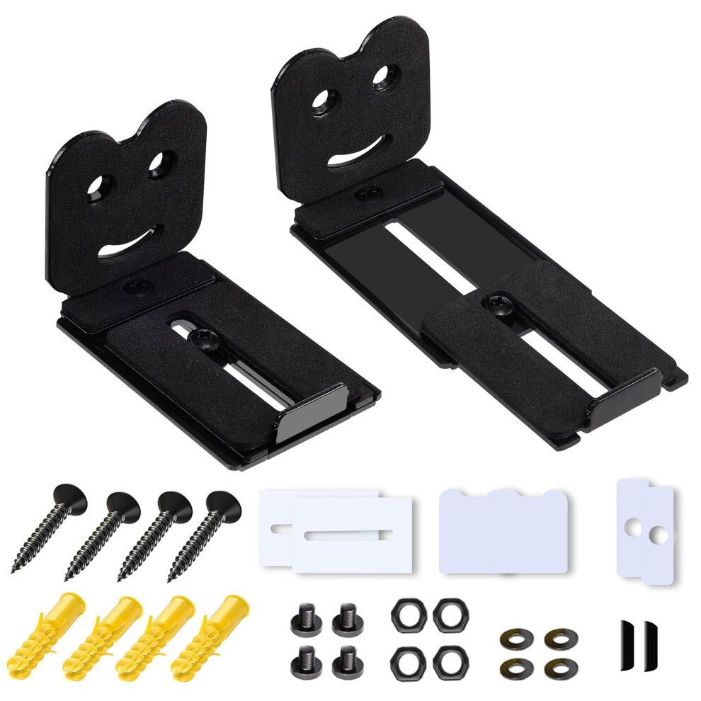 Smooth Glidings Soundbar Mounting Rail, Universal Metal Bracket System For Home Theater Speakers, Positioning, Metal Slider, Rail Speakers 9426802115154