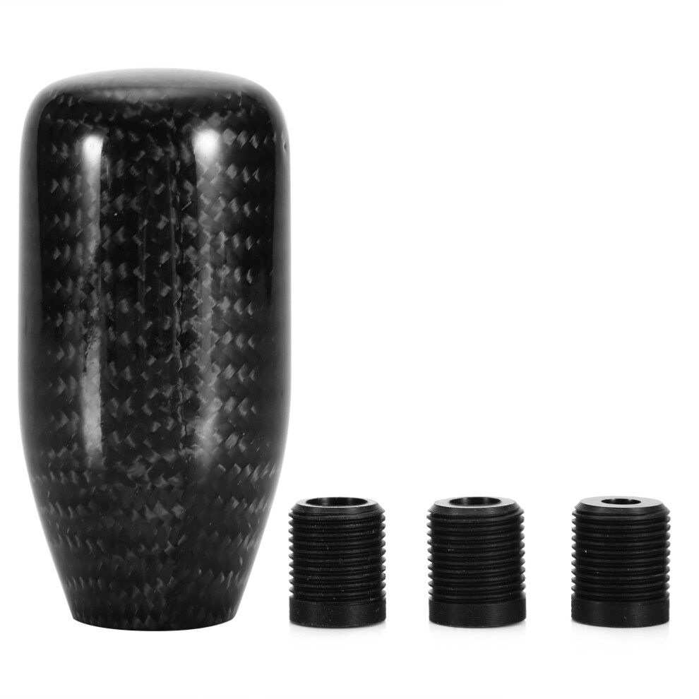 Carbon Fiber Shift Knob Adapter Kit Racing Manual Universal Fitment Improved Driving Experience Corrosion Resistant High Temperature Tolerance Easy 9139052973275