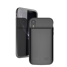 Vysokokapacitné puzdro na batériu pre iPhone, ultra tenké ochranné silikónové puzdro s bezdrôtovým nabíjaním a indikátorom úrovne