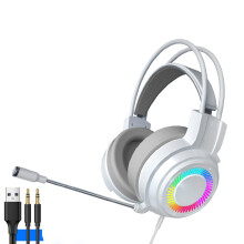 Vielseitiges Gaming-Headset mit geräuschunterdrückendem Mikrofon, ergonomischem Design, überragender Klangqualität und echtem Kopfbügel für ein