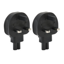 Adaptor de alimentare pentru priză din Marea Britanie, cablu de alimentare cu conector Figure8 cu miez de cupru de înaltă calitate, cu material