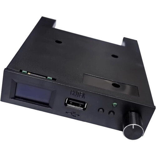 3.5 Inch USB Floppy Emulator SFR1M44U100LQD Easy Installation for Various Devices Efficient Emulation black Ref: 1405 2