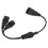C14To2C13Power Y Splitter Adapter για Server UPS, Universal καλώδιο επέκτασης με υψηλή ονομαστική τάση, 7