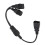 C14To2C13Power Y Splitter Adapter για Server UPS, Universal καλώδιο επέκτασης με υψηλή ονομαστική τάση, 8